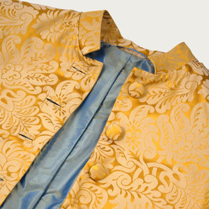 Women's Gold 'Holbein' Silk Frock Coat Sample (size small)