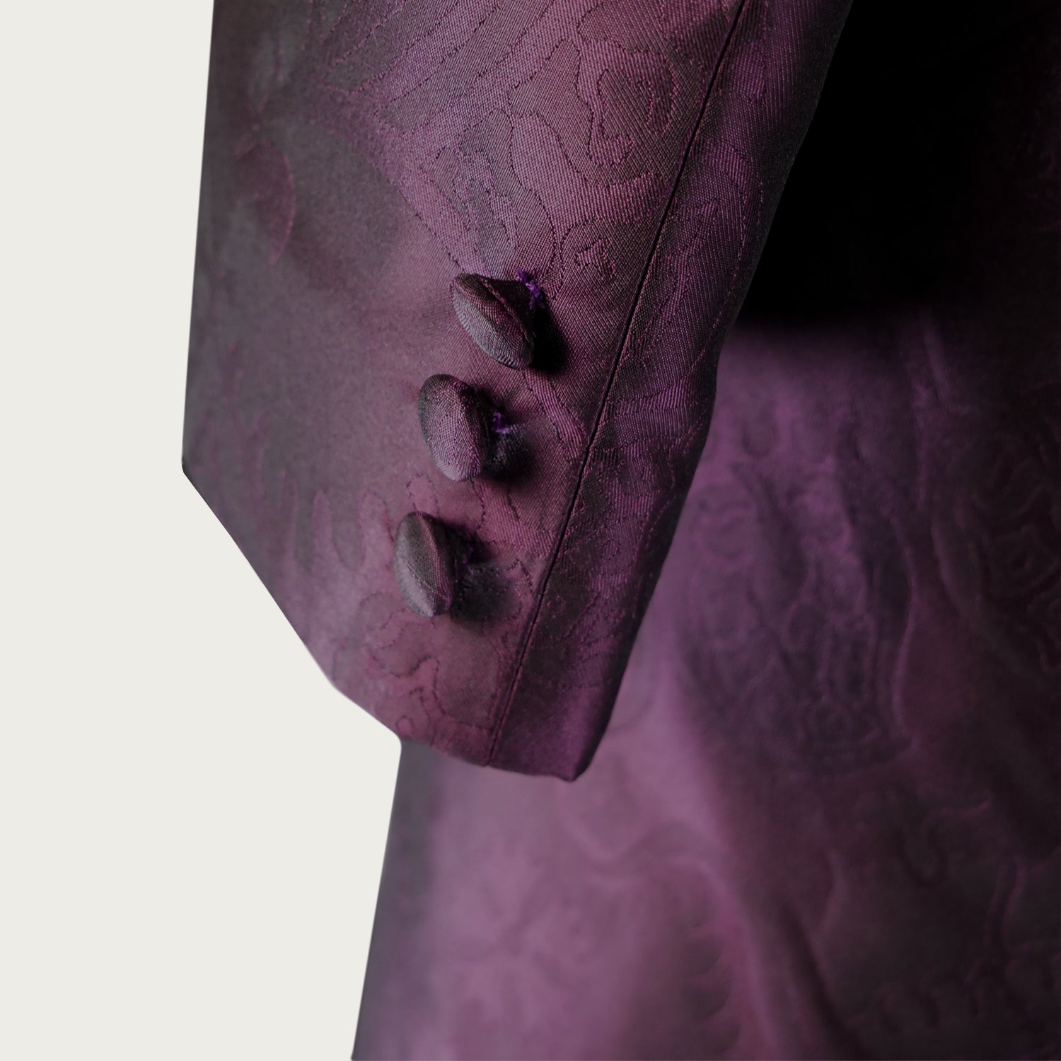 Women's Purple 'Comper Cathedral' Frock Coat Sample (size small)