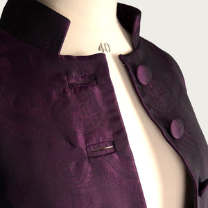 Women's Purple 'Comper Cathedral' Frock Coat Sample (size small)