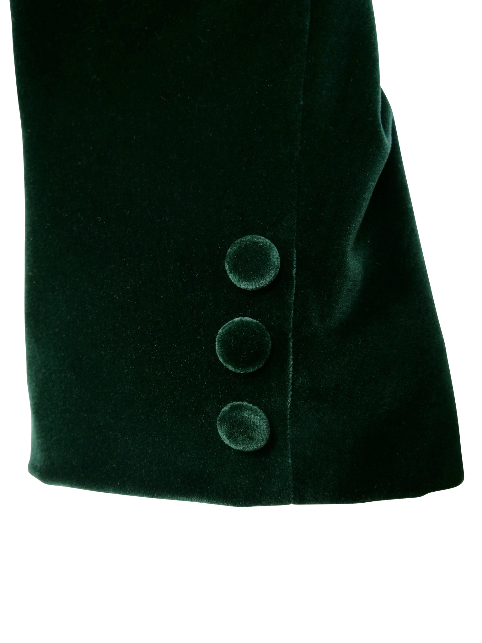 Men s Green Velvet Frock Coat Sample size large