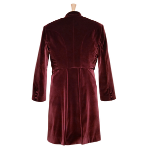 Wine Velvet Frock Coat