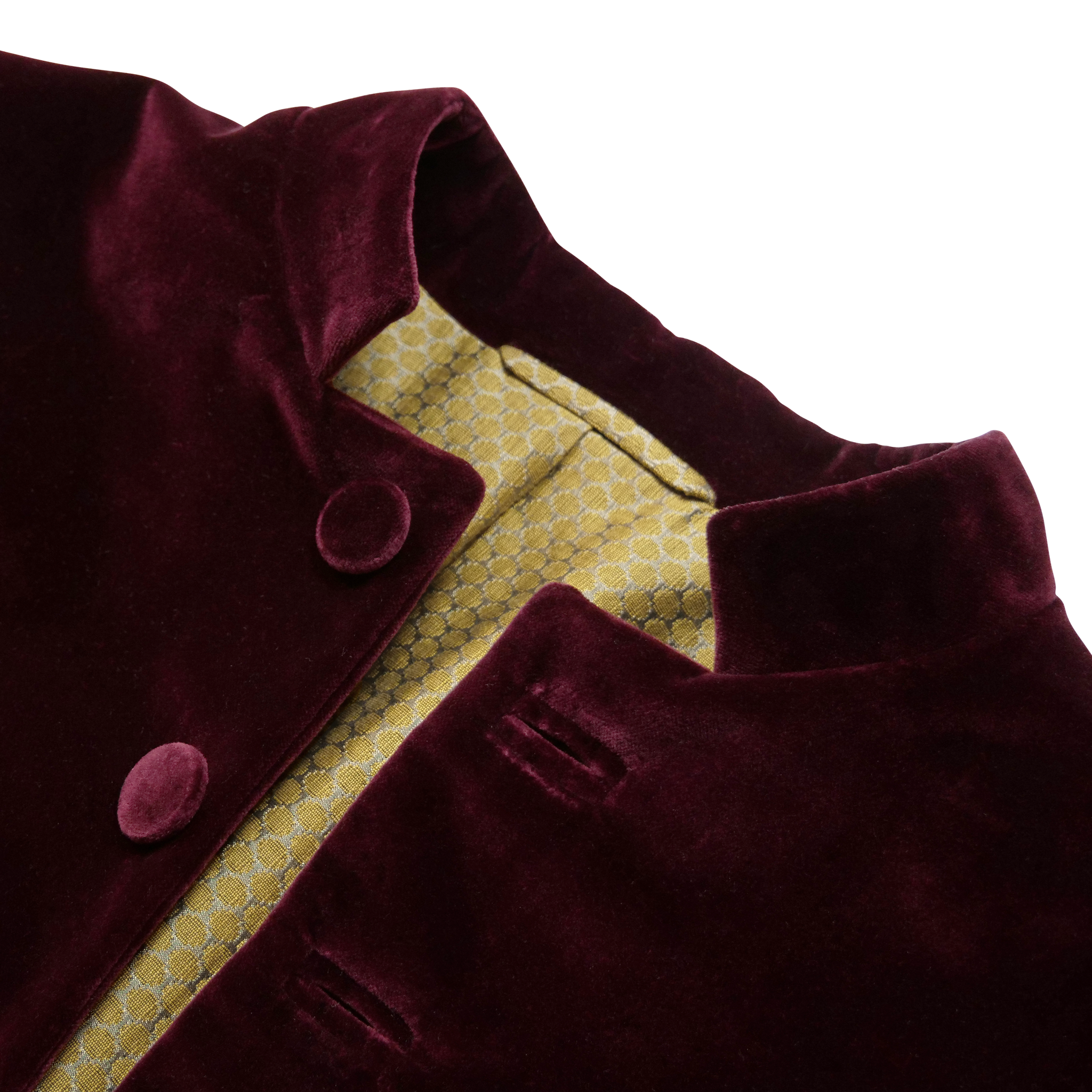 Wine Velvet Frock Coat