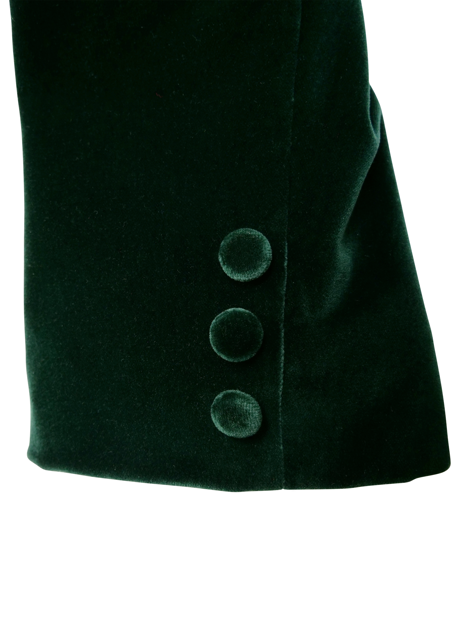 Forest Green Velvet Frock Coat